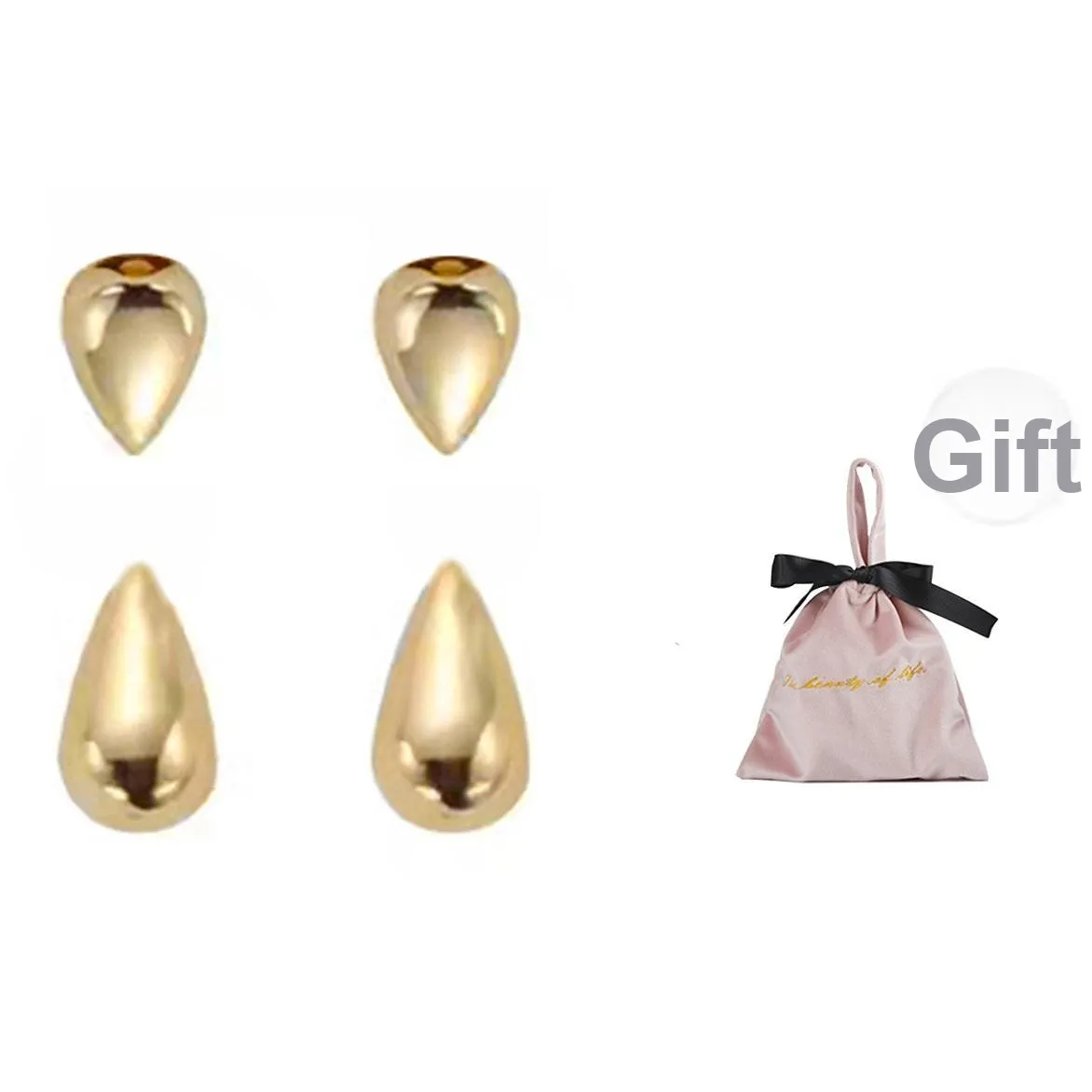 Wakfu Золото с покрытием медь 925 пробы серьги-гвоздики женские