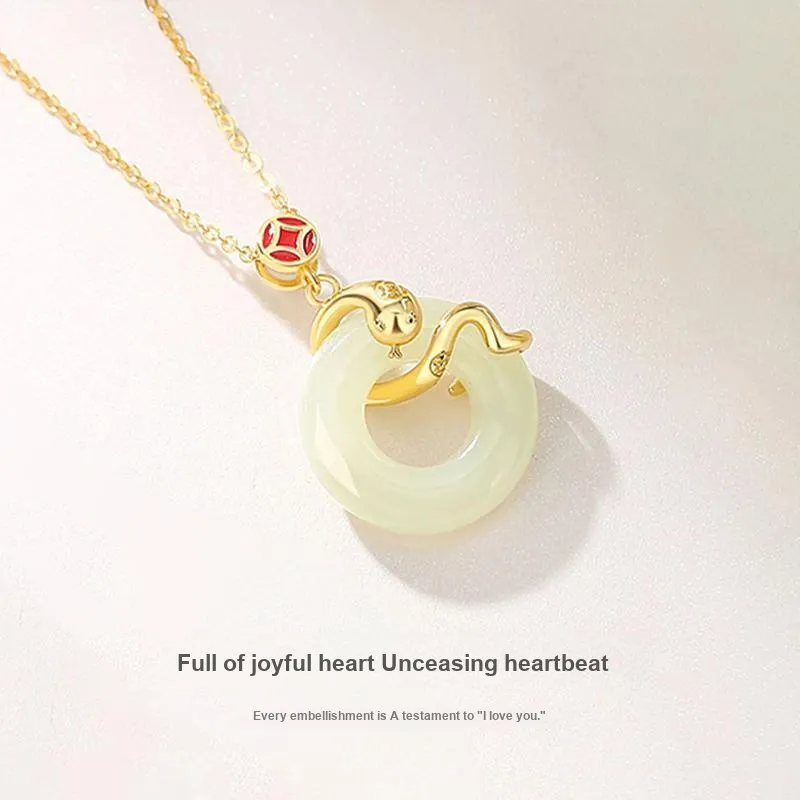 JUICY GRAPE Chalcedony Jade Necklaces Women's-1