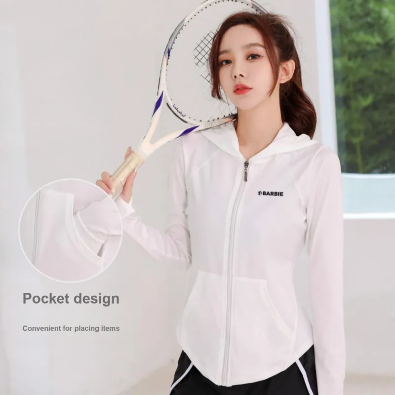Barbie Yoga Coat Elegant White Cloud Nichang-2