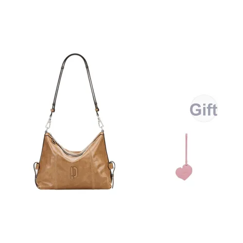 PECO Сумка через плечо из коровьей кожи среднего размера женская многоцветная