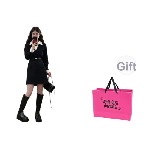 MORii Длинное платье с длинными рукавами женское