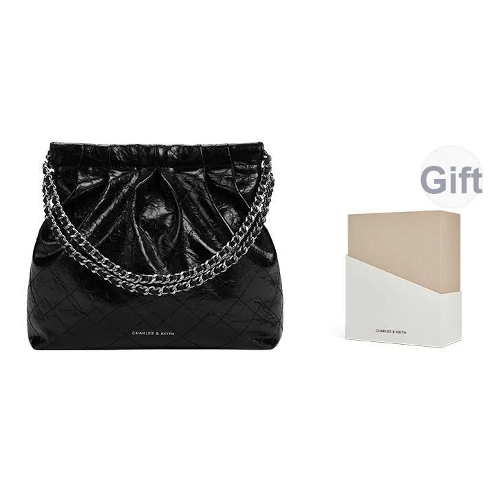 CHARLES KEITH ПУ (полиуретан) Хобо Сумка Сумка через плечо Средняя Женская Многоцветная