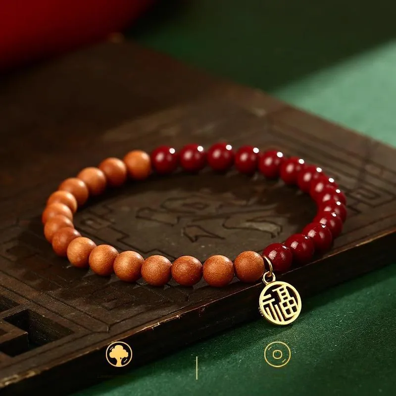 GUMUJIANG Barbie Sandalwood Bracelets Unisex-2