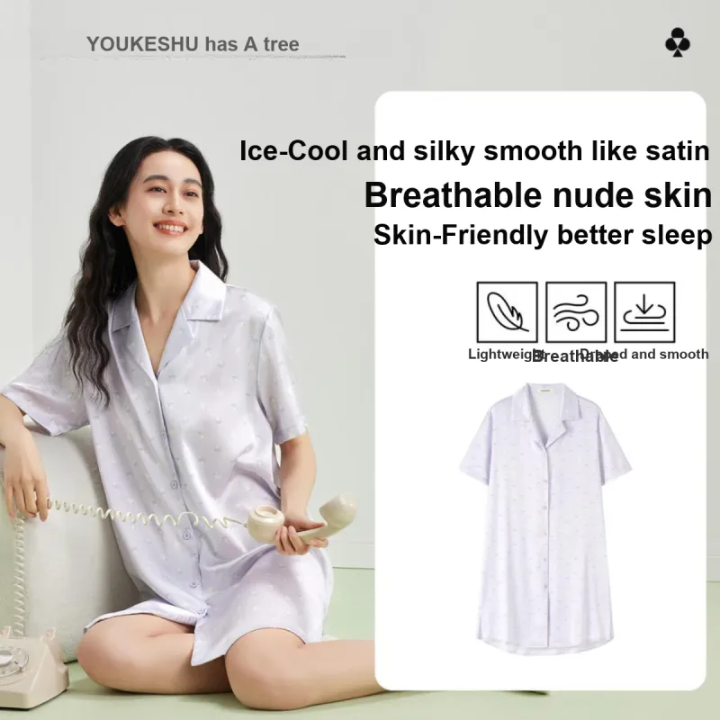 YOUKESHU Women's Nightgowns-6