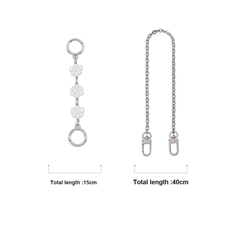 Gloya Metal Bag Accessory Women's Gold Tone/White-29
