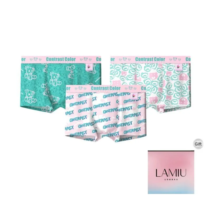 Lan Miao Boxer Shorts Men's Shopping Bag 3 Pack-4