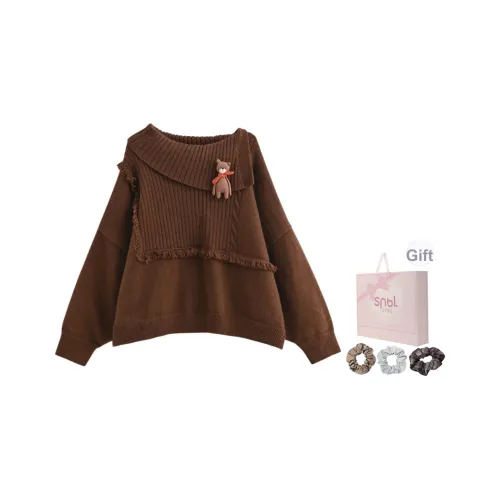 SNBL Коричневый Женский Трикотаж