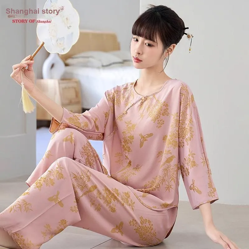 Shanghai Story Pajama Set Women's Gift Box Set-5