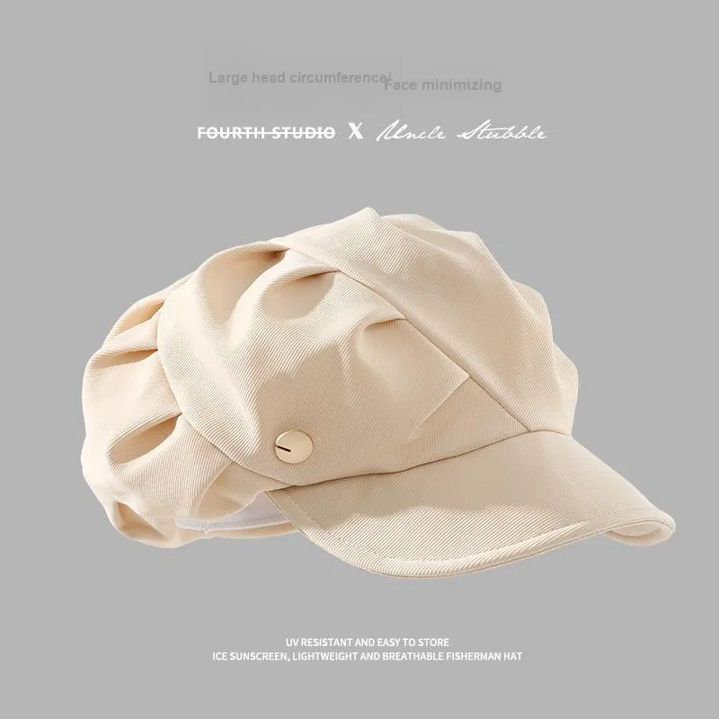 NANJIREN Vintage Versatile Berets Women's-5