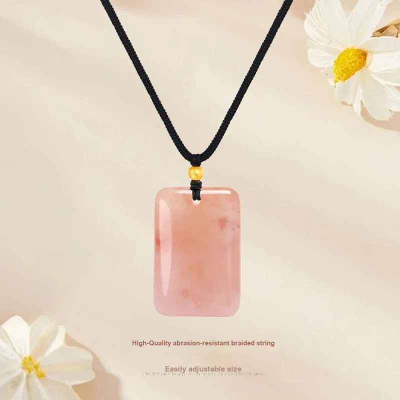 Master Kim Golden Silk Jade Necklaces Unisex-4