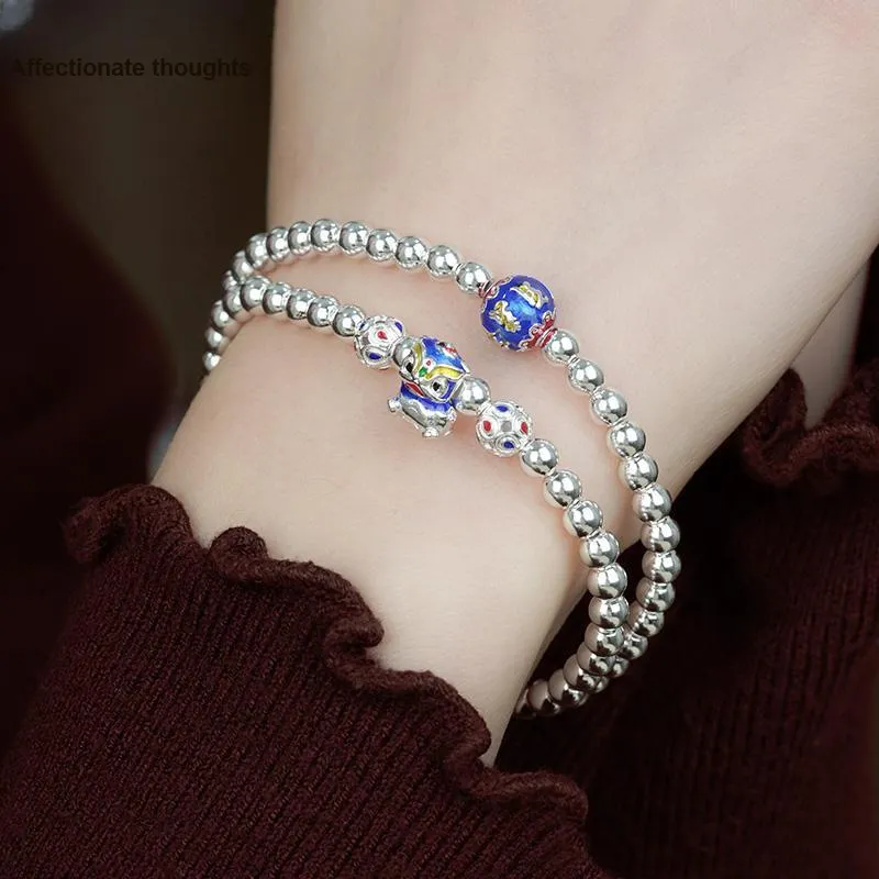 Sentimentality 9999 Pure Silver Bracelets Unisex-3