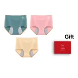 Gray Green-Light Pink-Light Apricot
