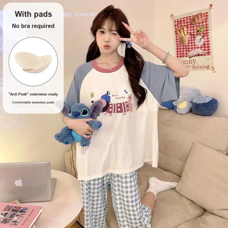 O'MESIK Pajama Set Women's Blue-2