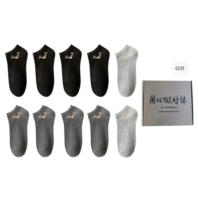 Yalu Mid Calf Socks Men's 10 Pack Mixed Color-40