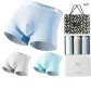 3 Pack Box Included (Ice Blue+Smoke Gray+Sky Blue) Ultra-Thin Ice Silk/7A Antibacterial/Shopping Bag Included