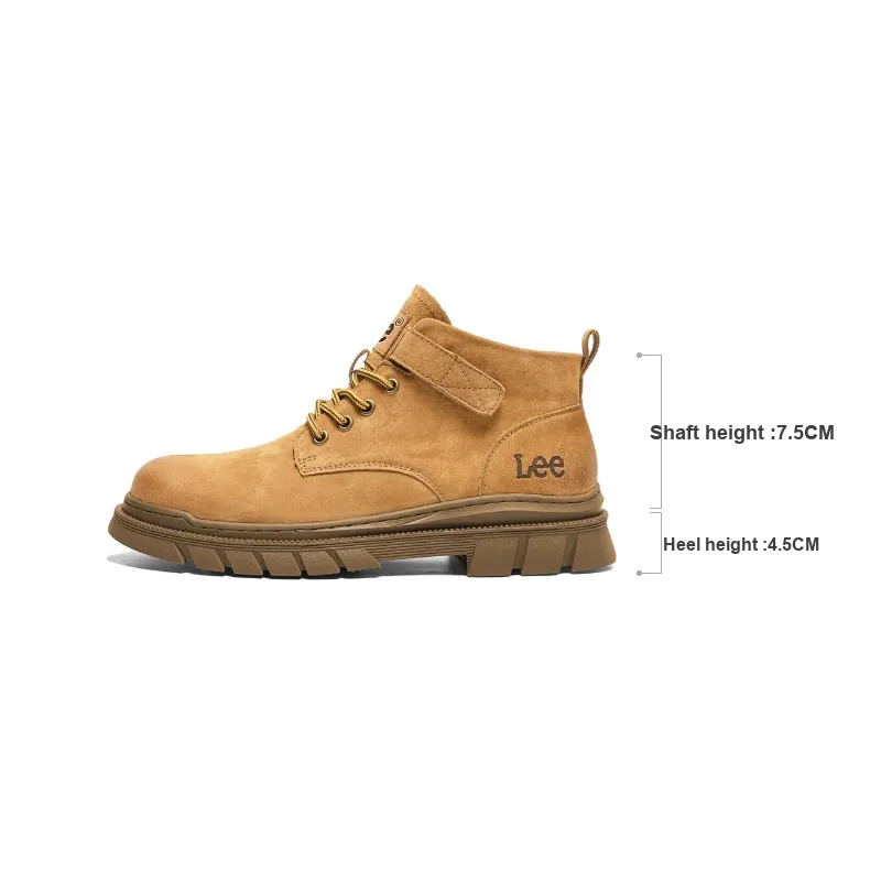 Lee Fashion Classic Trendy Versatile Ankle Boots Unisex-6