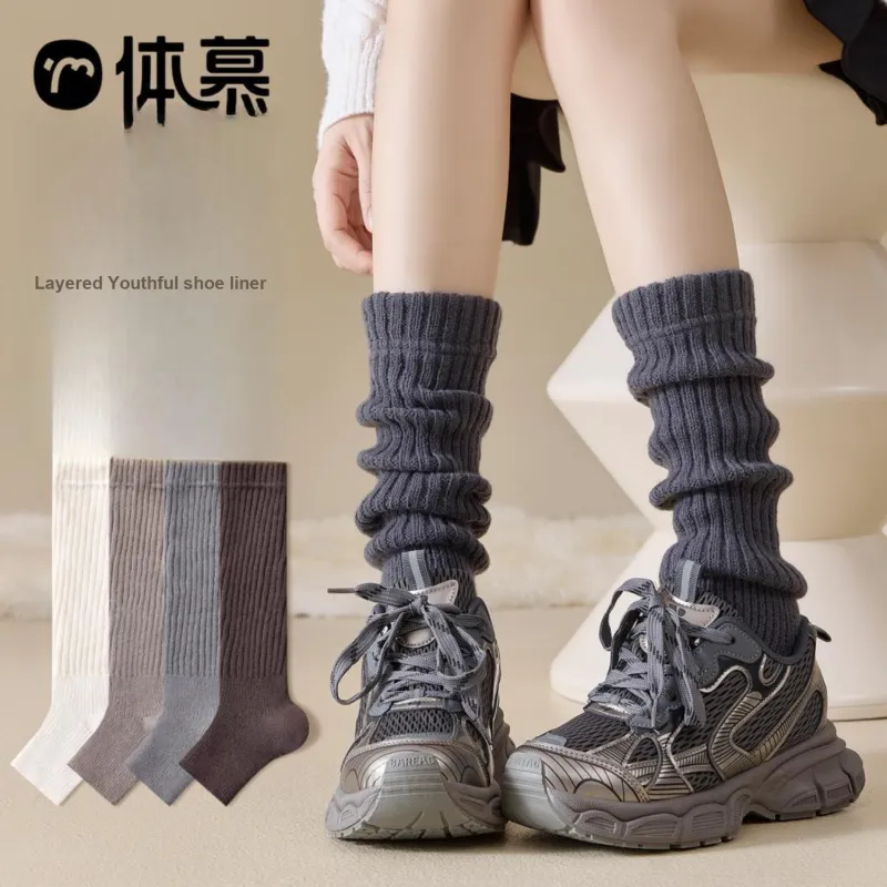 Temooues Knee High Socks Women's 2 Pack-13
