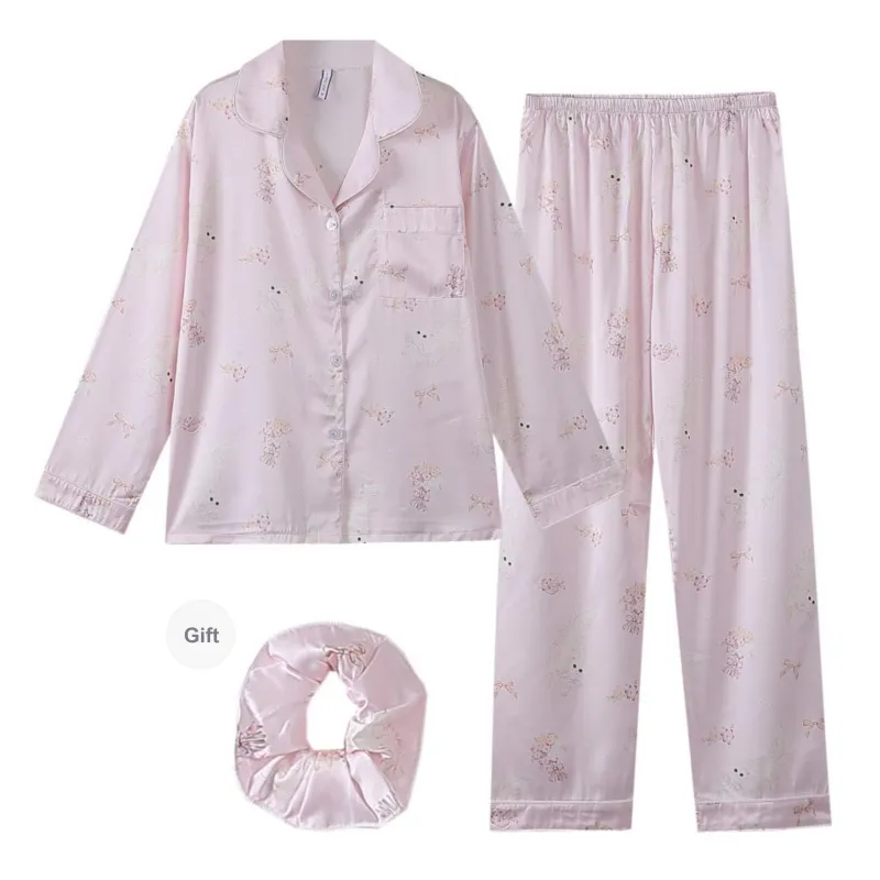 WANANNI Pajama Set Women's Pink-0