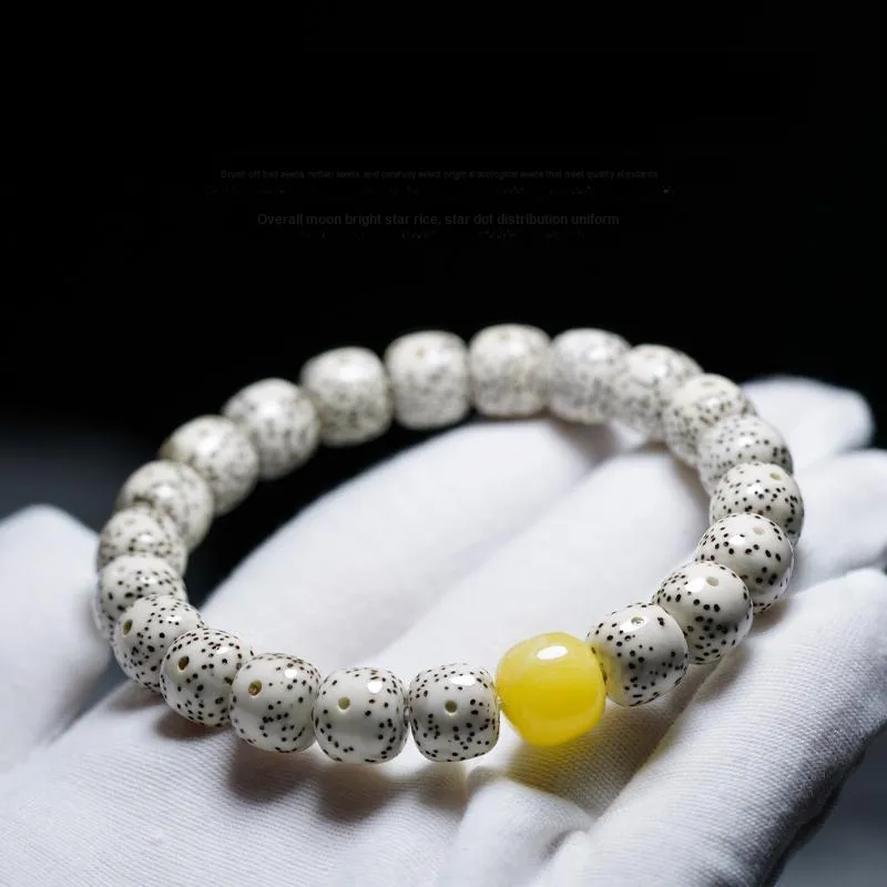 FANGYUANXIAOFU Star Moon Bodhi Seeds Bracelets Unisex-22