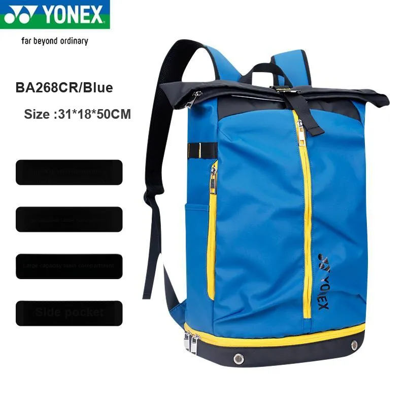 YONEX Badminton Racket Bags Casual Style Backpack Blue Unisex-1