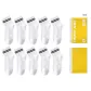 [10 Pack]10 White