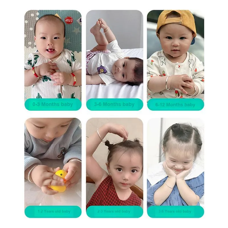 Bifeiman 999 Fine Silver Sterling Silver Necklace Kids'-5
