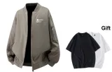 Gray (Comes with 100% cotton Inner Short-Sleeved Shirt)