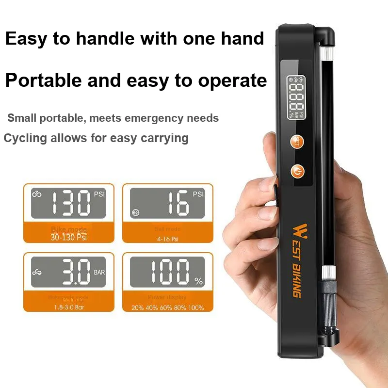 WEST BIKING Bicycle Bicycle Pumps-5