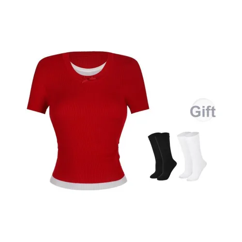 BSEVENI Женские футболки с коротким рукавом