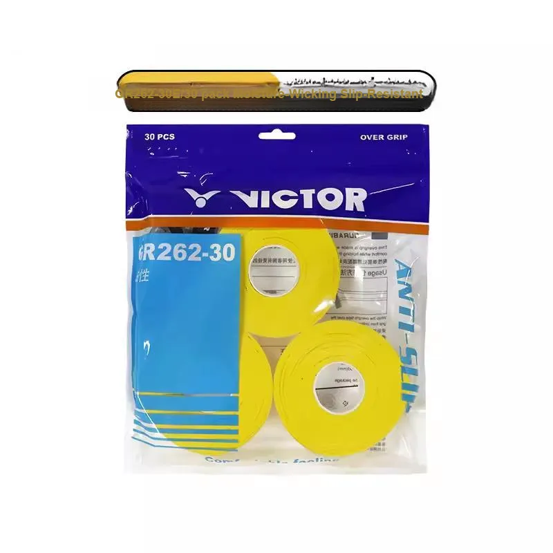 VICTOR Badminton Grip Tape Polyurethane Badminton Racket Thin 30 Pack-4