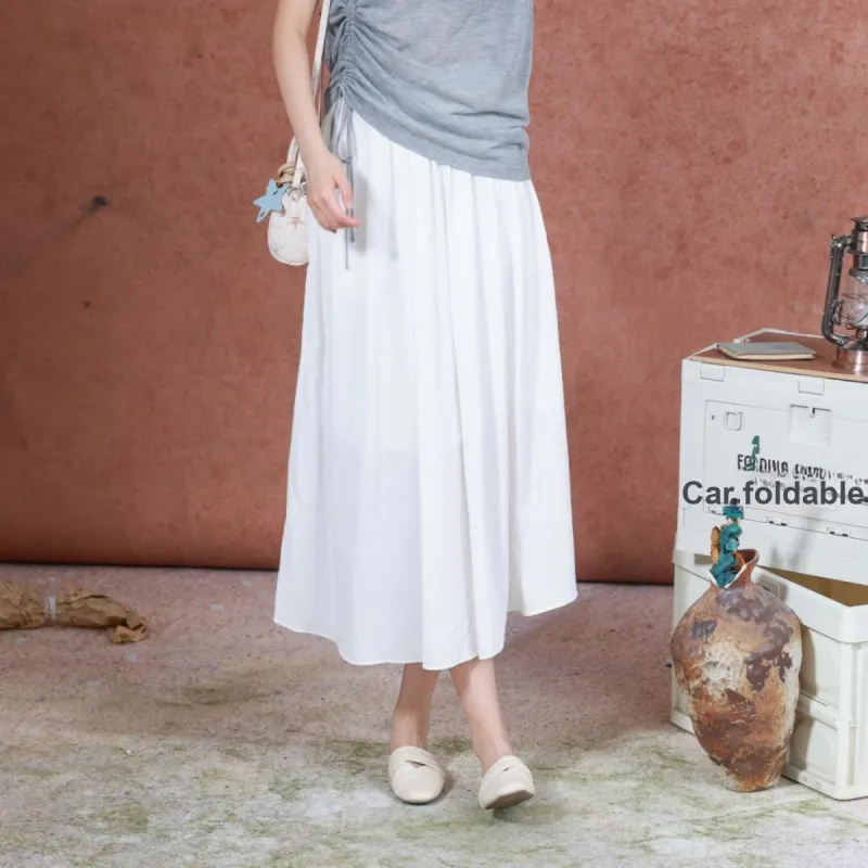 SETIROM Casual Long Skirt Women's-5