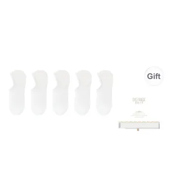 XIA.WA.ZHI.XIU No Show Socks Women's Shopping Bag 5 Pack