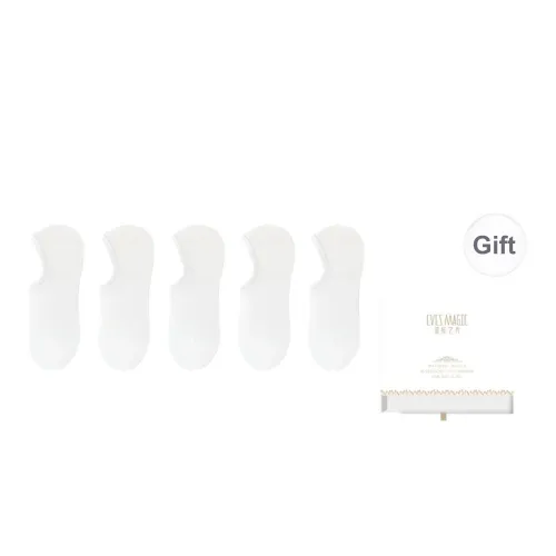 XIA.WA.ZHI.XIU No Show Socks Women's Shopping Bag 5 Pack