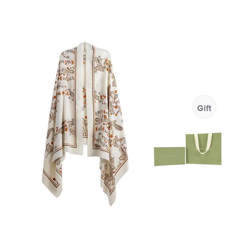 VANESSA HOGAN Wool Silk Scarves Women's-7