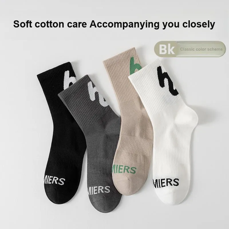 MIIOW Mid-Calf Socks Men's 4 Pack-3