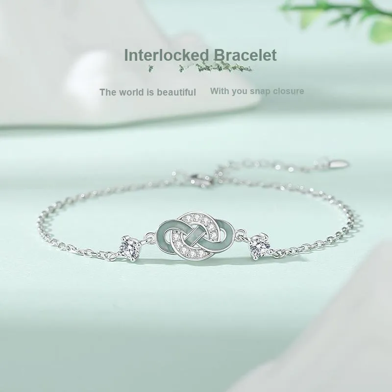 Zocai 925 Sterling Silver Bracelets Women's-1