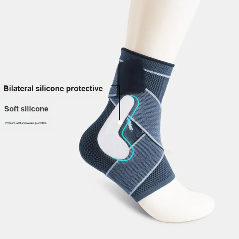 NAILEKESI Ankle Braces Soccer Basketball Running Cycling Skiing Elastane Nylon S L-4