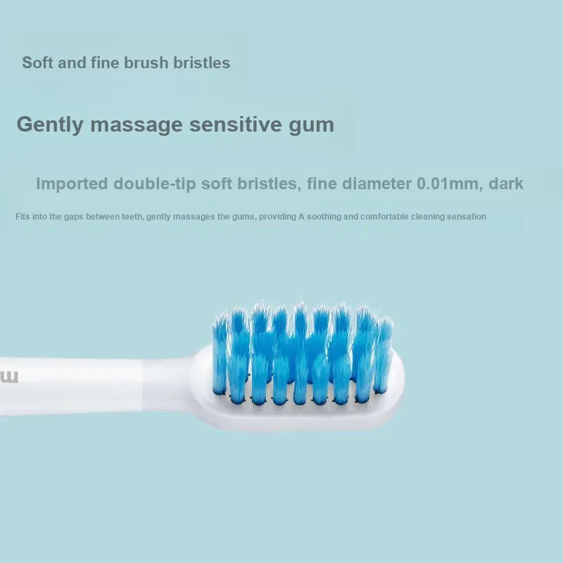 MI T500/T300 Toothbrush Heads Pack Of Three Sensitive Type-1