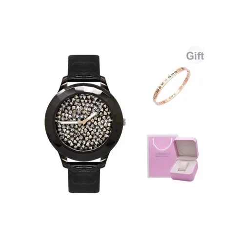 Melissa Кварцевый механизм Часы Женские Черный циферблат