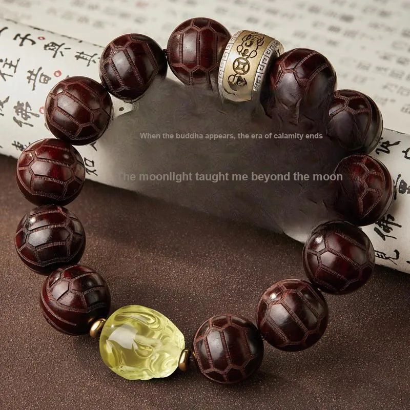 Moonstone Edge Pterocarpus Bracelets Men's-5