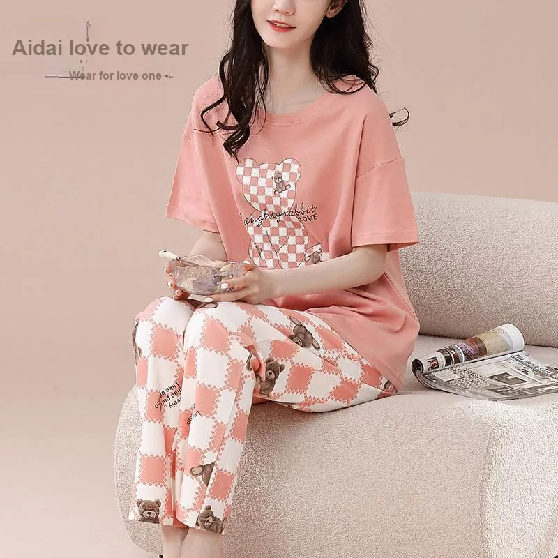 Aidai Pajama Set Women's Orange-1