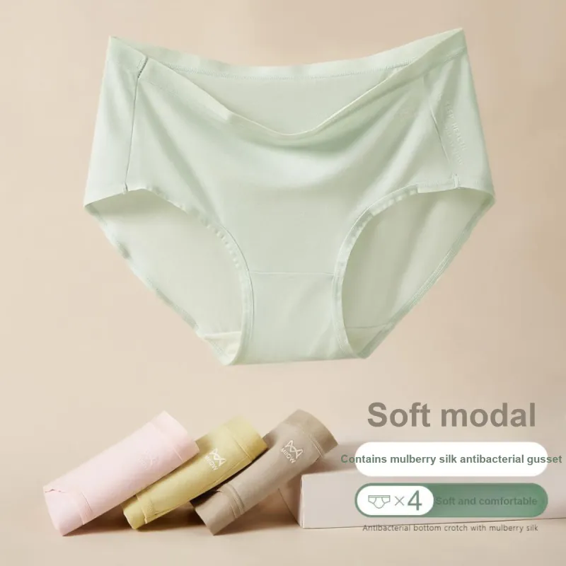 MIIOW Underpants Women's 4 Pack Mixed Color-3