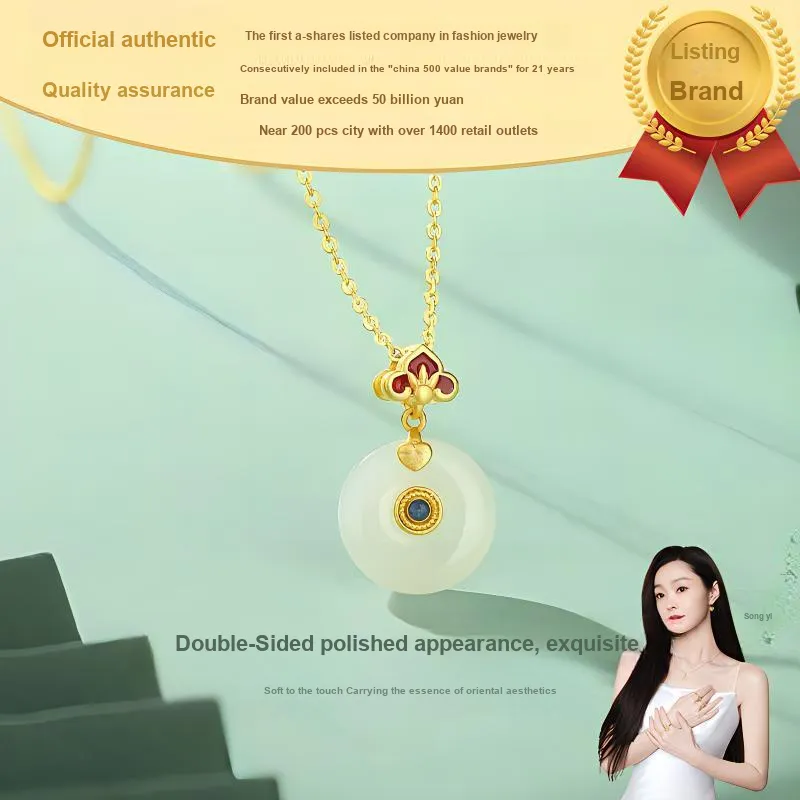 CHAOHONGJI Natural Chalcedony Necklaces Women's-3
