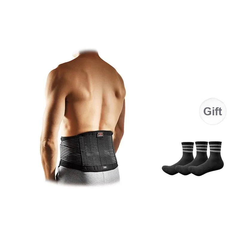 McDavid Waist Protector Lumbar Spine Disc Breathable Protective Compression 493R Black-4
