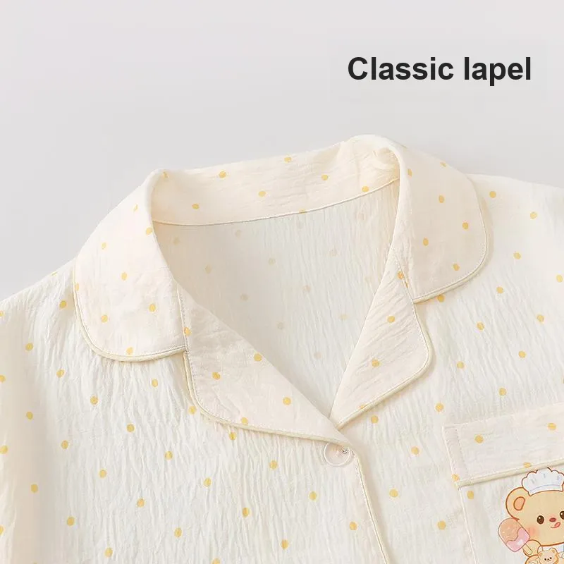 Ta Yan Pajama Set Women's Yellow-3