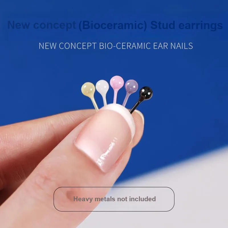 MCK Bioceramic Stud Earrings Unisex-3