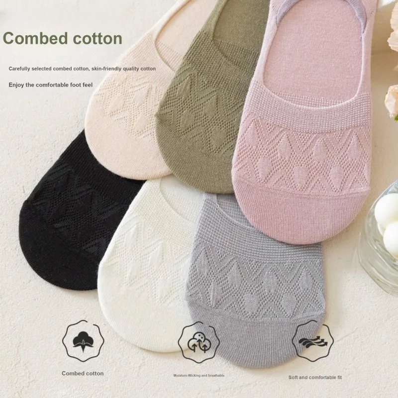XXLLG No Show Socks Women's 4 Pack-6