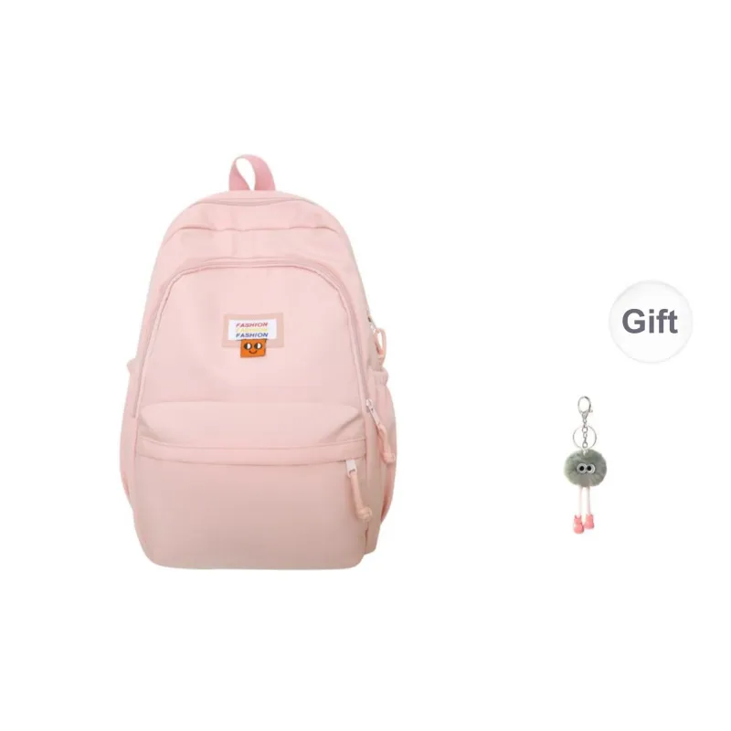 KAMLUI Nylon Backpacks Backpack Unisex Ecru/Black/Pink/Yellow/Blue-6