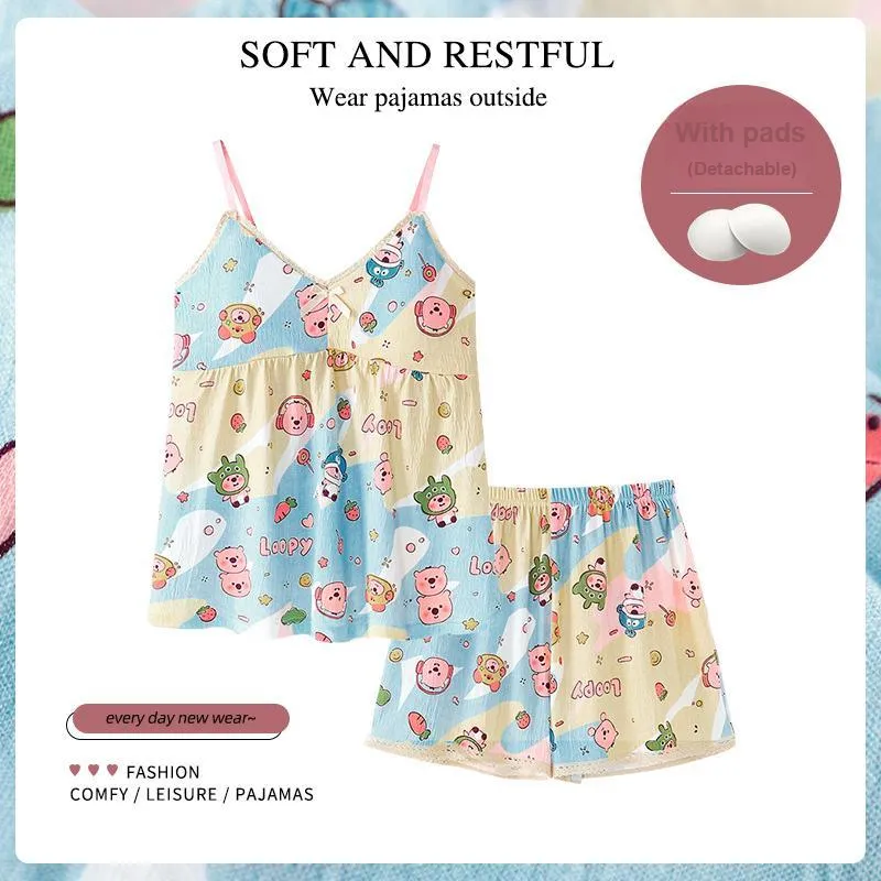 Mulong Family Pajama Set Women's Blue-2