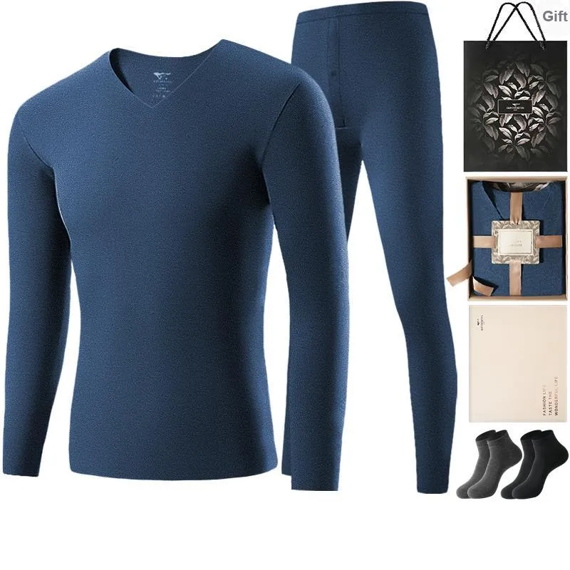 SEPTWOLVES Thermal Set Men's Gift Box Set+Shopping Bag-15
